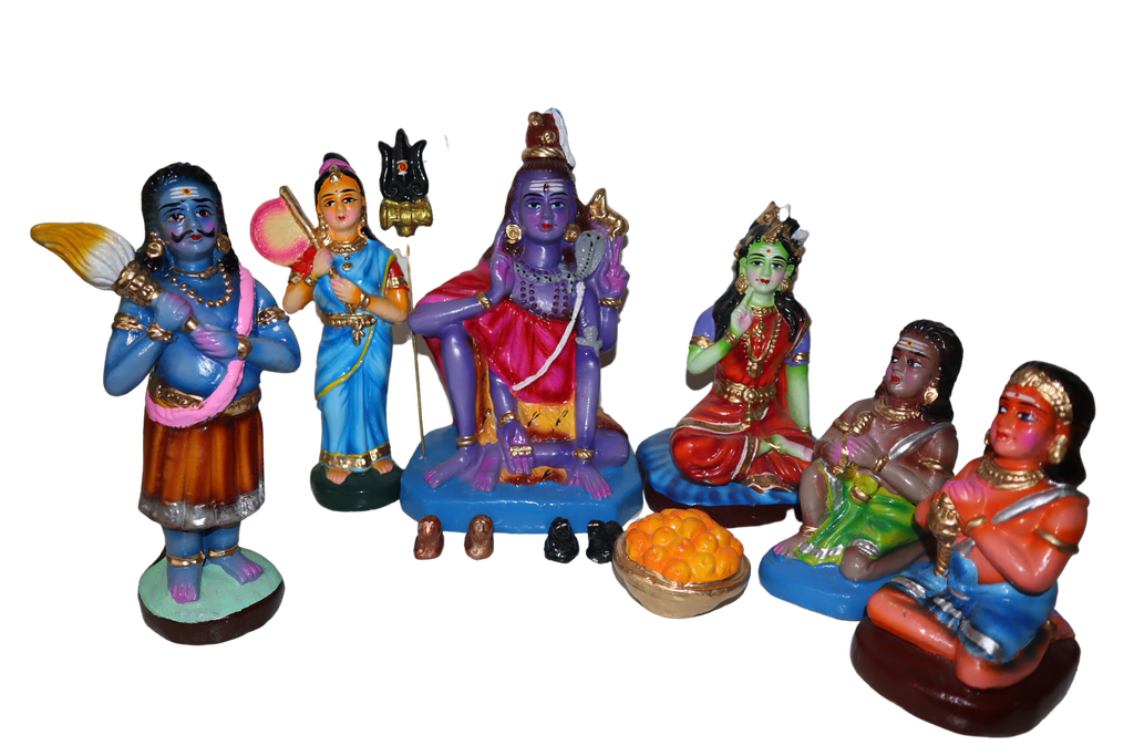 Sivan Sadu Ragam - 1 set = 11 pieces