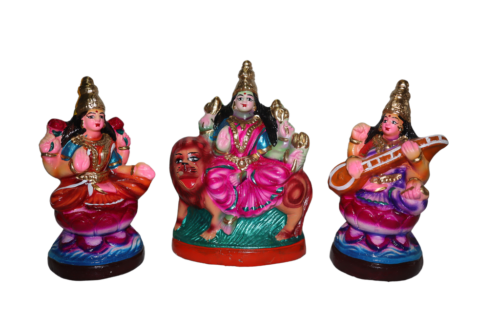 Lakshmi Saraswathi Durga - 1 set = 3 pieces